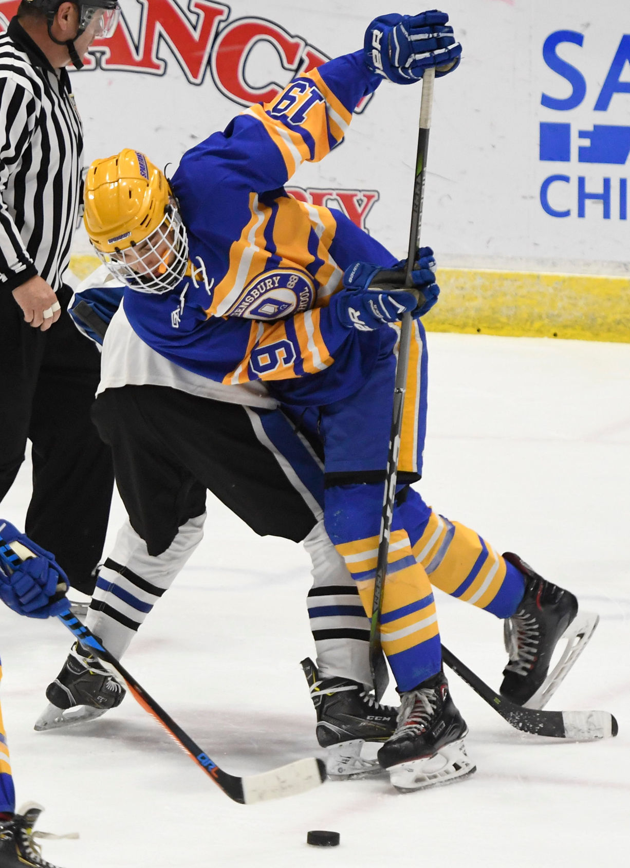Local hockey battle